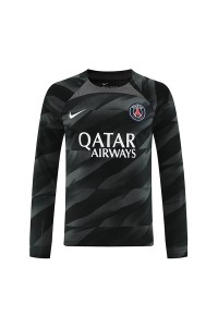 Fotbalové Dres Paris Saint-Germain Brankářské Venkovní Oblečení 2023-24 Dlouhý Rukáv